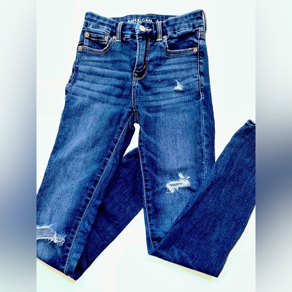 Lux Stretch American Eagle High waisted Jegging SZ:0 - Picture 1 of 15